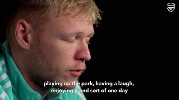 Aaron Ramsdale's first football memories